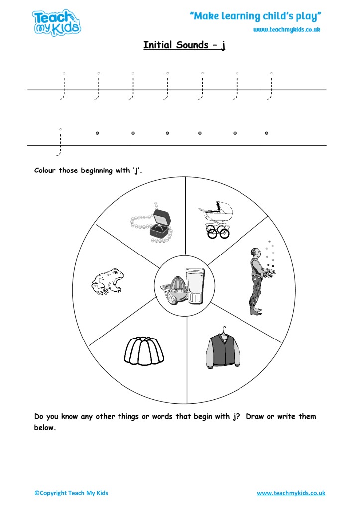 Initial Sounds j TMK Education